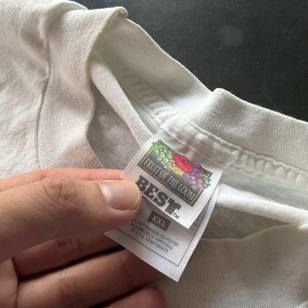 Vintage 1998 Kingdom of Callaway Refuel 9 Fruit of the Loom T-Shirt White XXL - Picture 4 of 6